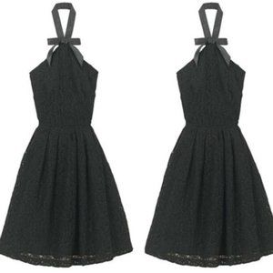 Rodarte for Target 2009 Black Lace Halter Dress Size 5